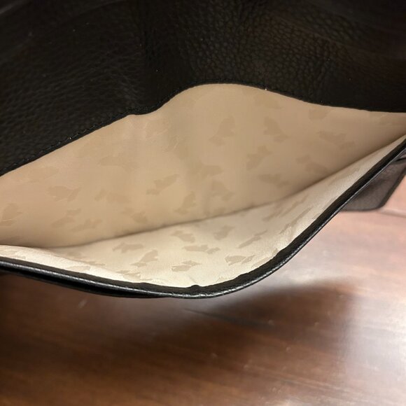 Radley London BiFold Signature Logo Matinee Black White Leather Zip Snap Wallet - Picture 10 of 16